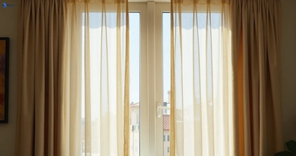 Dull dusty drapes in huntleys-point-nsw before professional cleaning